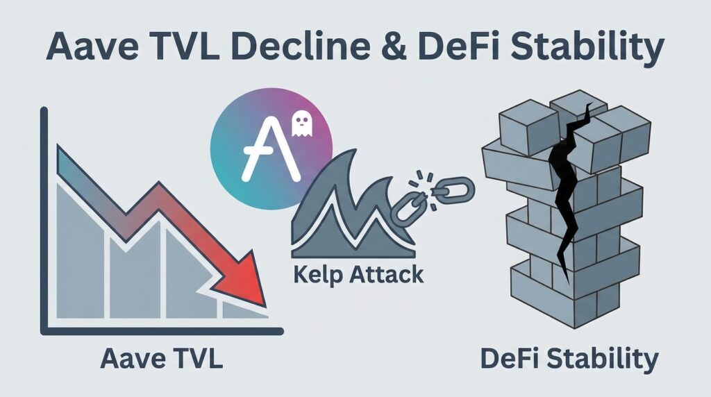 Aave’s TVL Decline: Implications of the Kelp Attack on DeFi Stability