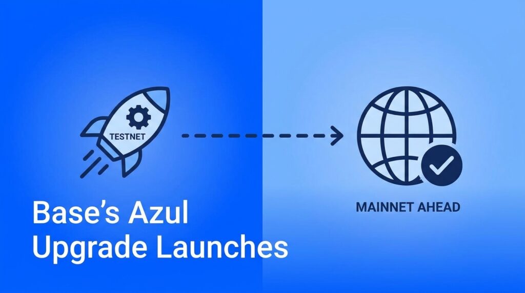 Base’s Azul Upgrade Launches on Testnet Ahead of Mainnet Release