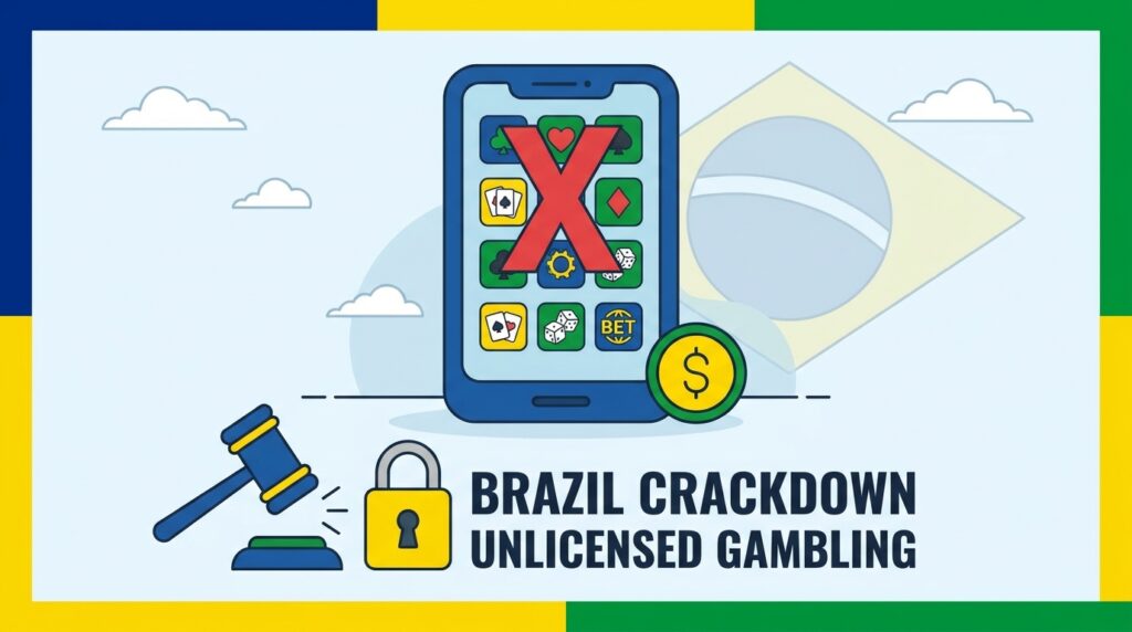 Brazil Targets Tech Giants in Unlicensed Gambling Crackdown