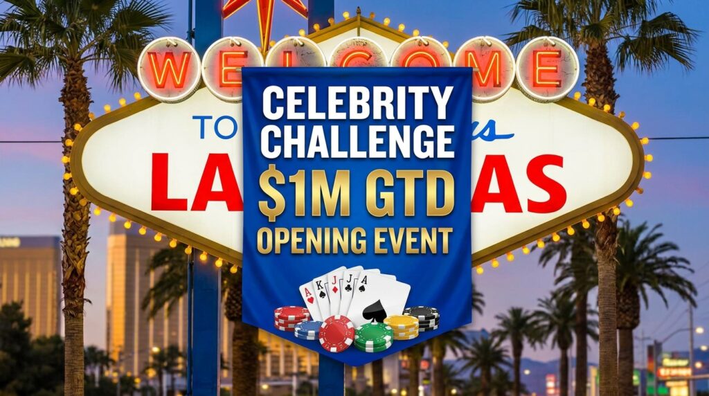 Celebrity Challenge Launches $1M GTD Opening Event in Las Vegas