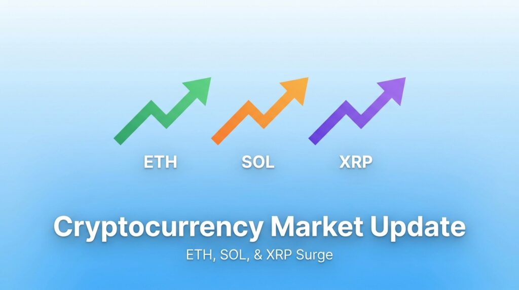 Cryptocurrency Market Update: ETH, SOL, and XRP Surge Amidst Market Optimism