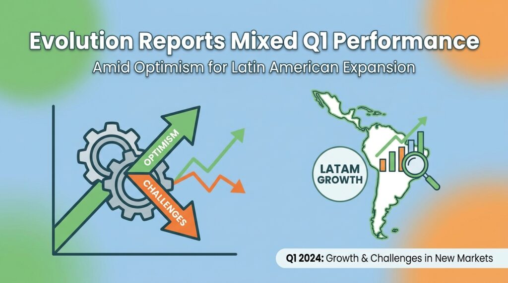 Evolution Reports Mixed Q1 Performance Amid Optimism for Latin American Expansion