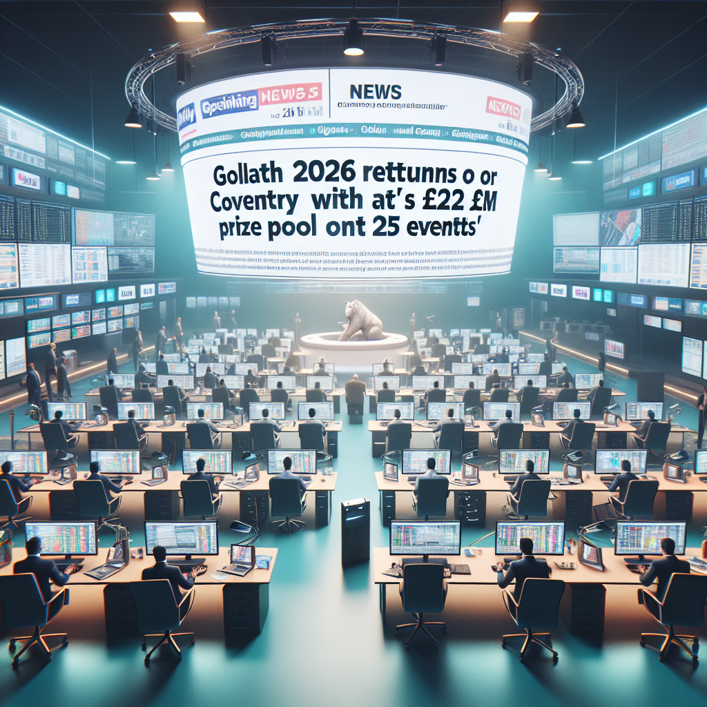 Goliath 2026 Returns to Coventry with £2M Prize Pool Across 25 Events