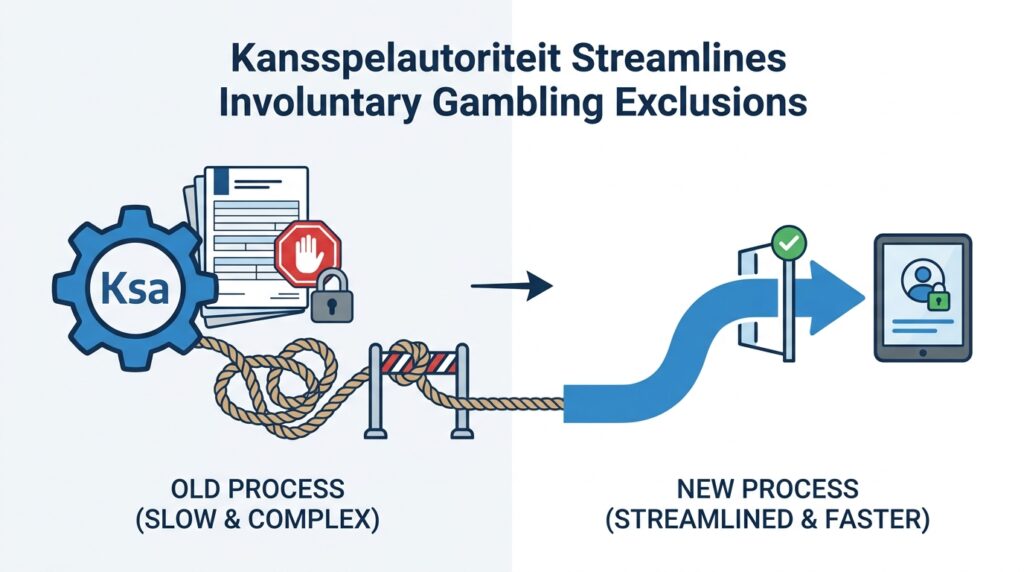 Kansspelautoriteit Streamlines Involuntary Gambling Exclusions Process