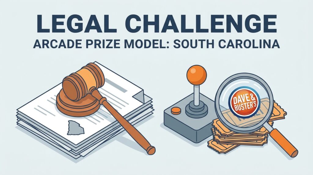 Legal Challenge to Dave & Buster’s Arcade Prize Model in South Carolina