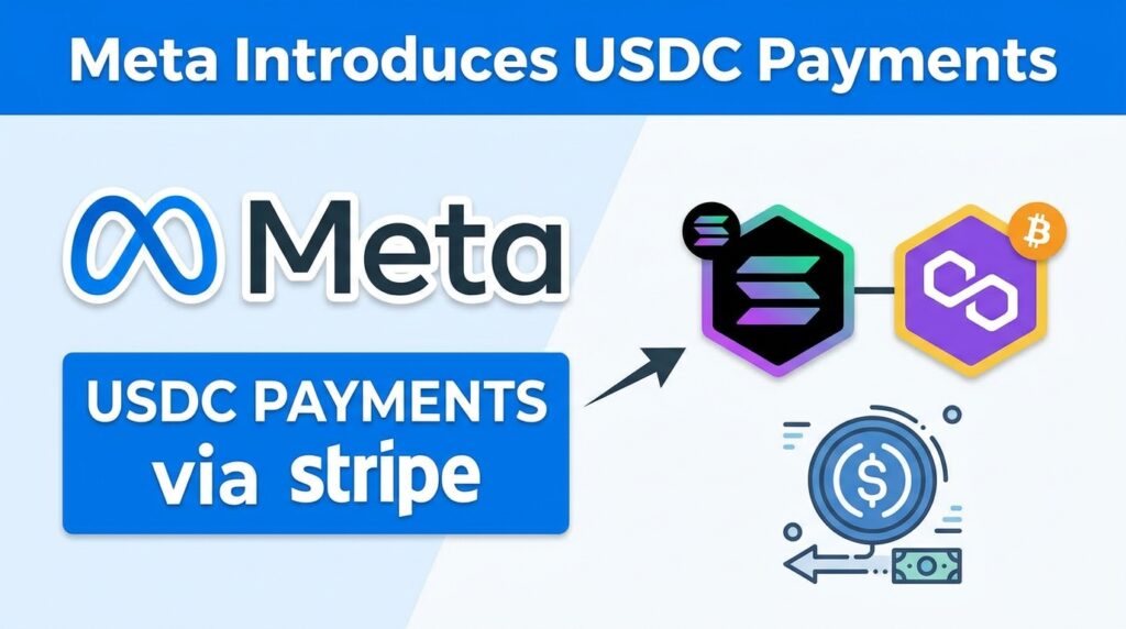 Meta Introduces USDC Payments via Stripe on Solana and Polygon