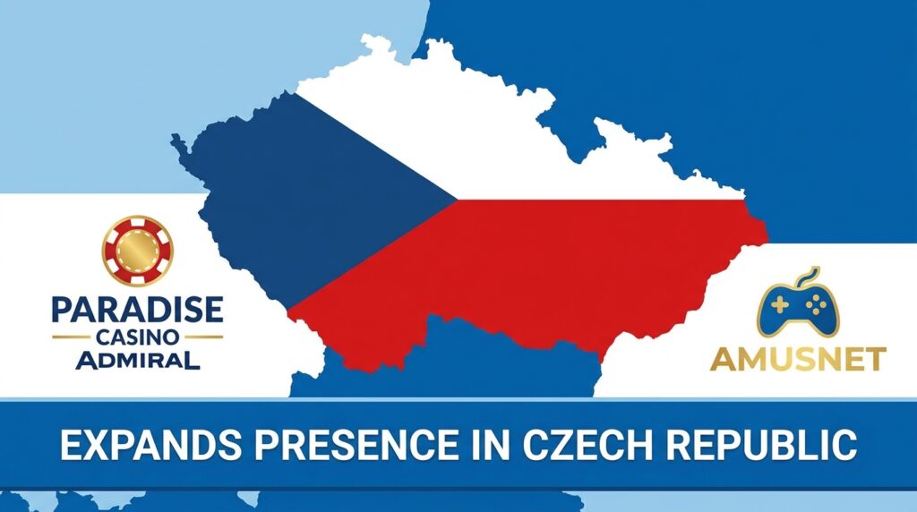 Paradise Casino Admiral Expands Presence in Czech Republic with Amusnet