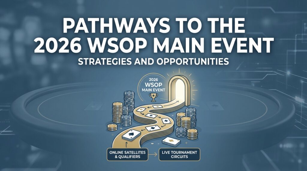 Pathways to the 2026 WSOP Main Event: Strategies and Opportunities