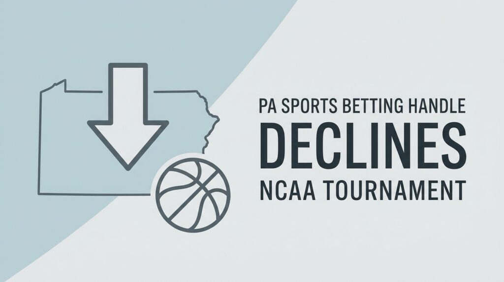 Pennsylvania Sports Betting Handle Declines Amid NCAA Tournament