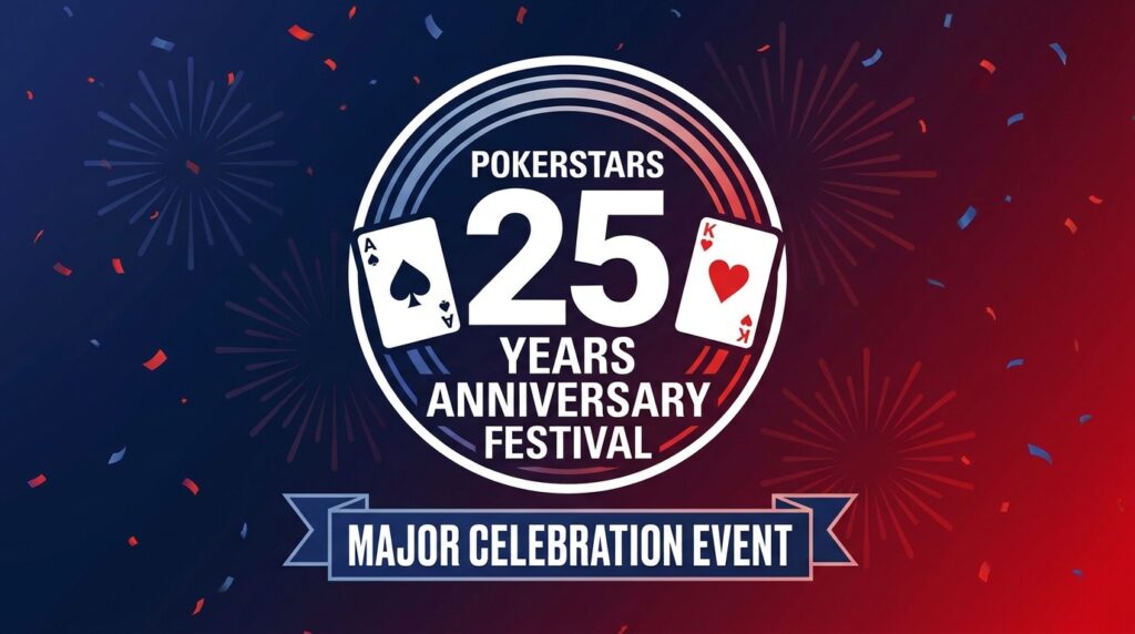 PokerStars Marks 25 Years with Major Festival and Anniversary Event