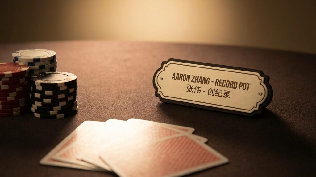 Record-Setting Pot Marks Turning Point for Aaron Zhang in Chinese Poker Scene