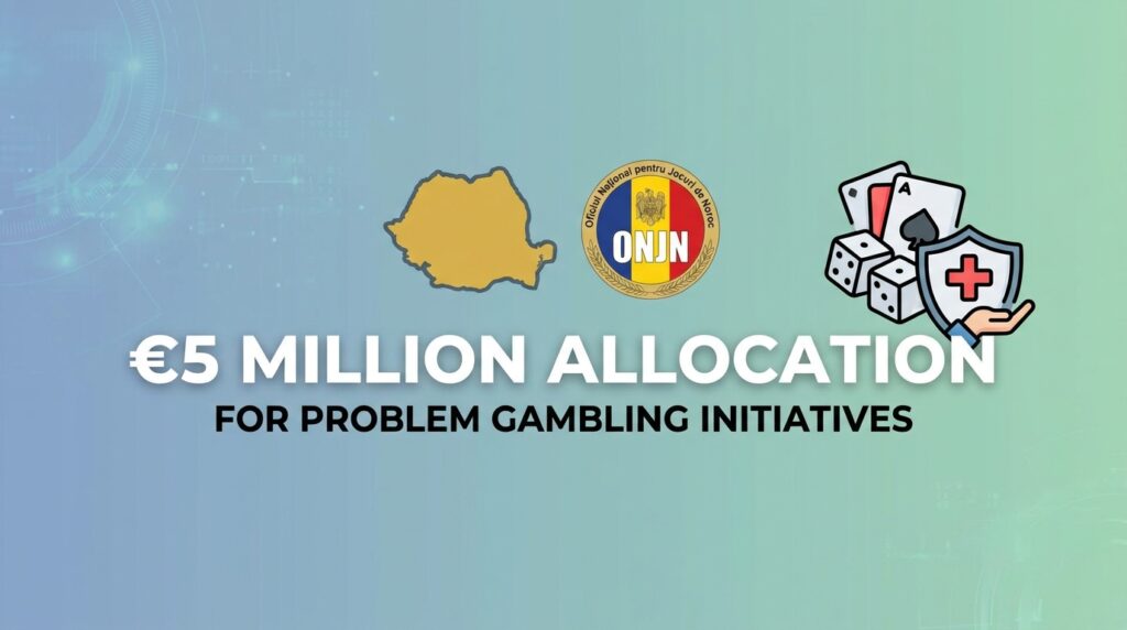 Romania’s National Gambling Office Allocates €5 Million for Problem Gambling Initiatives