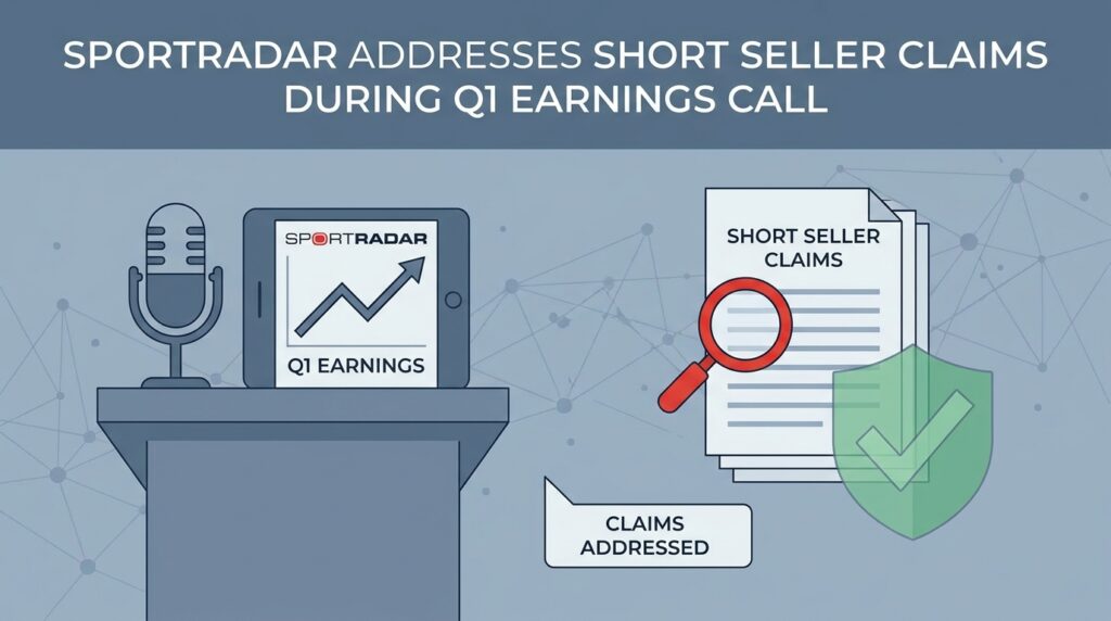 Sportradar Addresses Short Seller Claims During Q1 Earnings Call