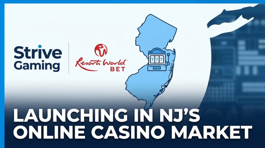 Strive Gaming to Launch Resorts World Bet in New Jersey’s Online Casino Market