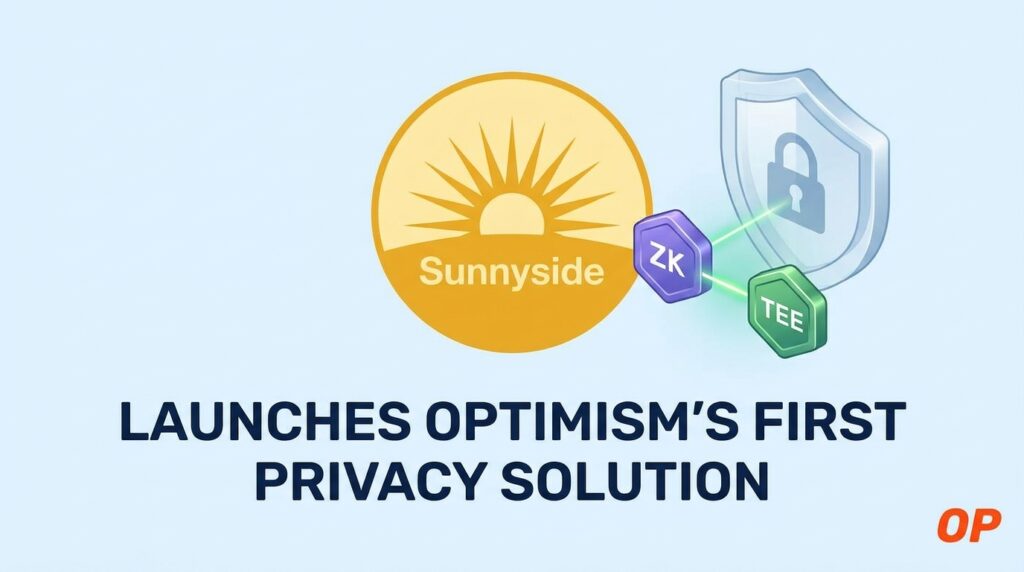 Sunnyside Launches Optimism’s First Privacy Solution Utilizing ZK and TEE Hybrid Technology