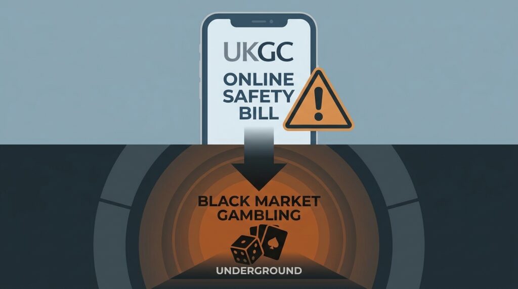 UKGC Warns Online Safety Bill May Drive Black Market Gambling Underground