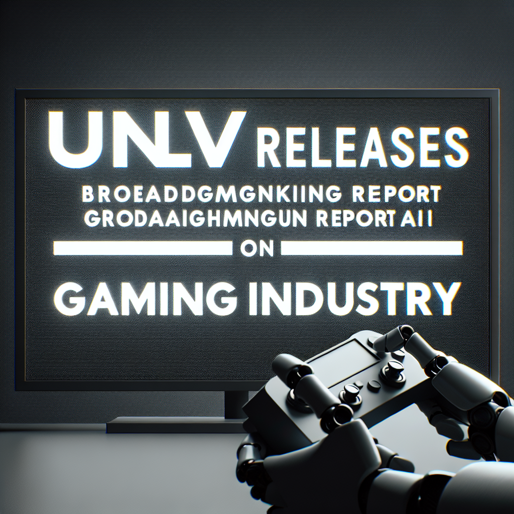 UNLV Releases Groundbreaking Report on AI in Gaming Industry