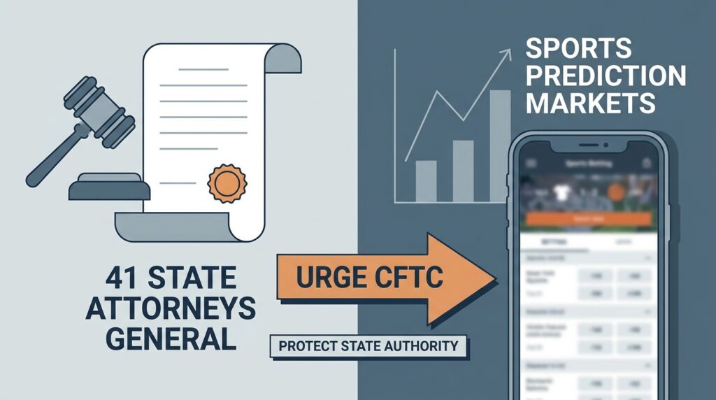 41 State Attorneys General Urge CFTC to Protect State Authority Over Sports Prediction Markets