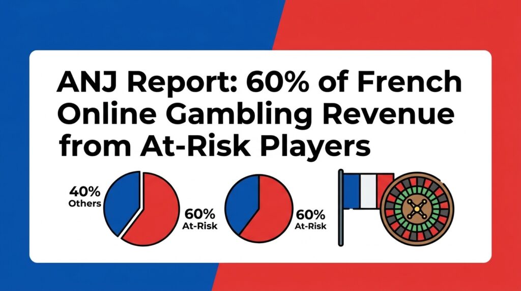ANJ Report: 60% of French Online Gambling Revenue Comes from At-Risk Players