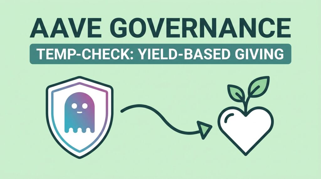 Aave Governance Launches Temp-Check on Yield-Based Charitable Giving Mechanism