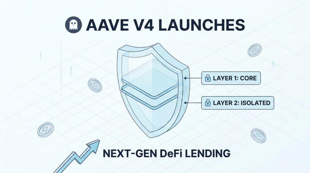 Aave V4 Launches With Redesigned Two-Layer Isolation Model as Protocol Eyes Next-Generation DeFi Lending