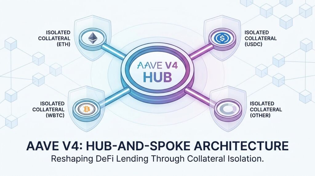 Aave V4 Unveils Hub-and-Spoke Architecture to Reshape DeFi Lending Through Collateral Isolation