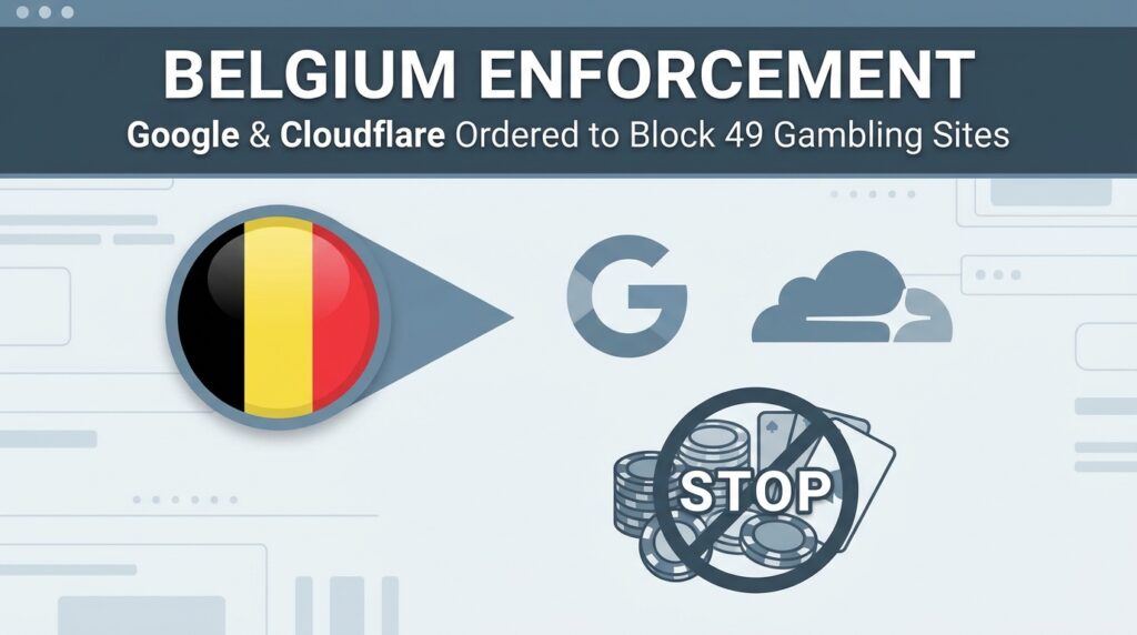 Belgium Orders Google and Cloudflare to Block 49 Unauthorised Gambling Sites in Landmark Enforcement Action