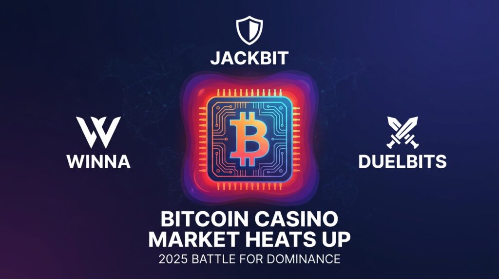 Bitcoin Casino Market Heats Up: Jackbit, Winna and Duelbits Battle for Player Dominance in 2025