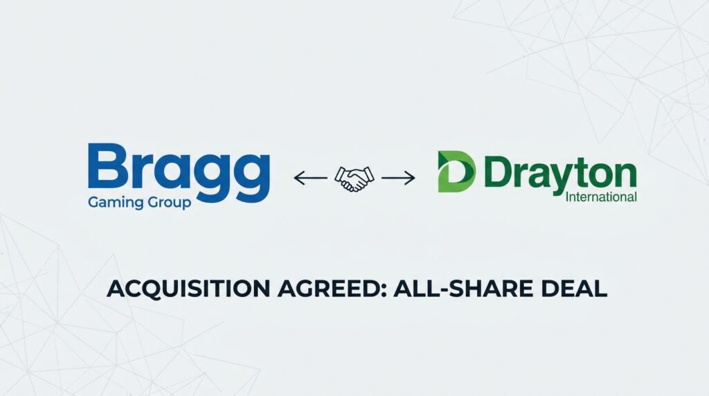 Bragg Gaming Group Agrees to Acquire Drayton International in All-Share Deal