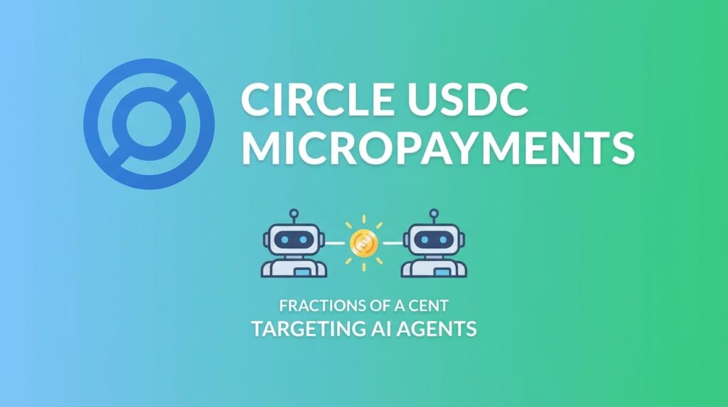 Circle Launches Micropayment Rail for USDC, Targeting AI Agent Transactions at Fractions of a Cent