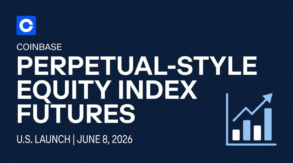 Coinbase to Launch Perpetual-Style Equity Index Futures in the U.S. on June 8, 2026