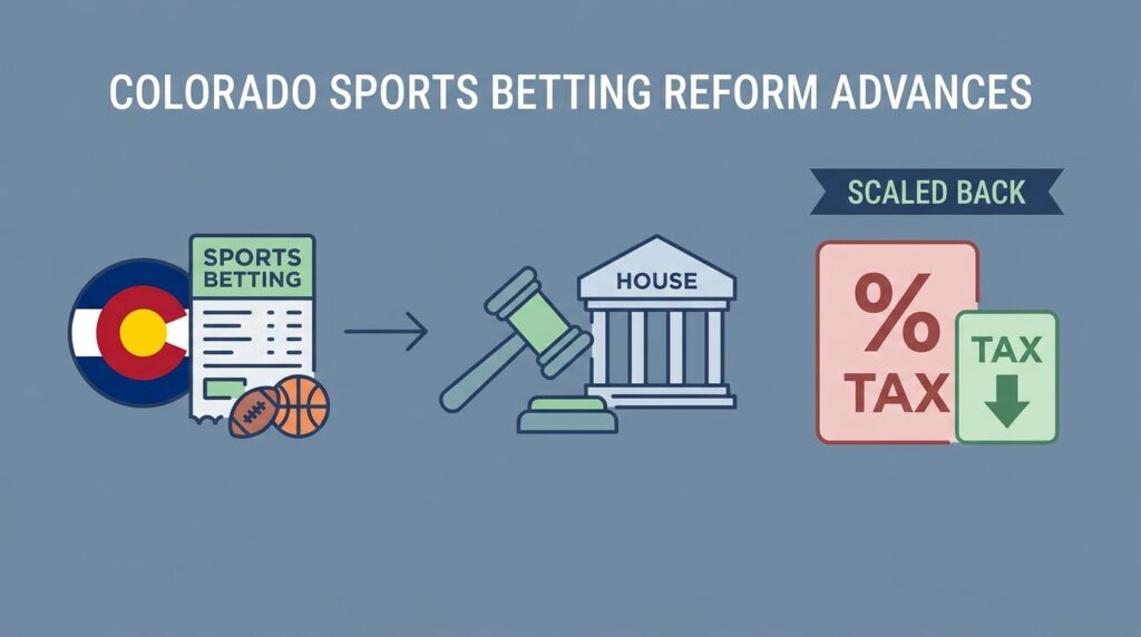 Colorado Sports Betting Reform Bill Advances to House After Key Tax Provision Scaled Back