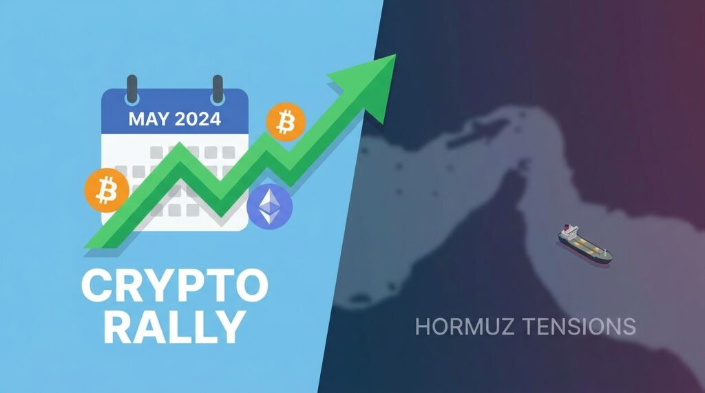 Crypto Markets Rally Into May as Hormuz Strait Tensions Linger in the Background