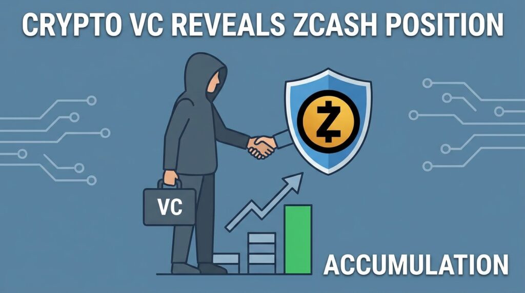 Crypto VC Reveals Significant Zcash Position After Months of Accumulation
