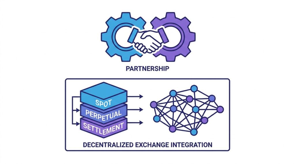 Decentralized Exchange Partnership Targets Full-Stack Integration Across Spot, Perpetual, and Settlement Layers