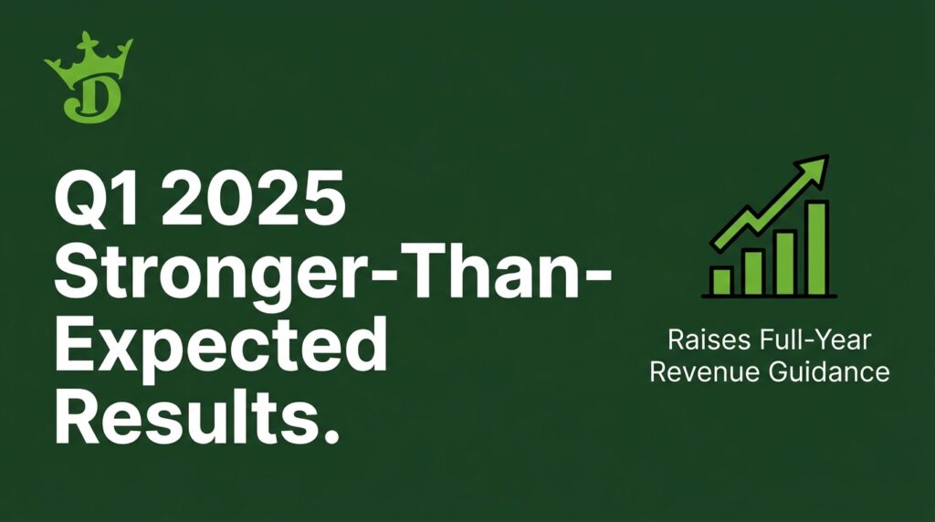 DraftKings Posts Stronger-Than-Expected Q1 2025 Results, Raises Full-Year Revenue Guidance