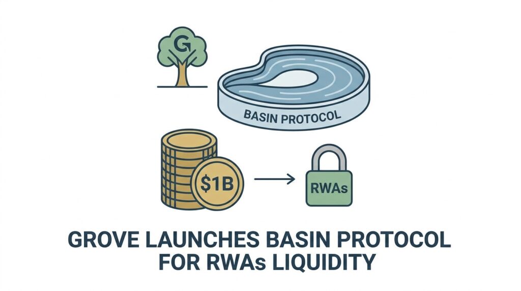 Grove Launches Basin Protocol to Unlock $1 Billion in Daily Onchain Stablecoin Liquidity for Tokenized RWAs
