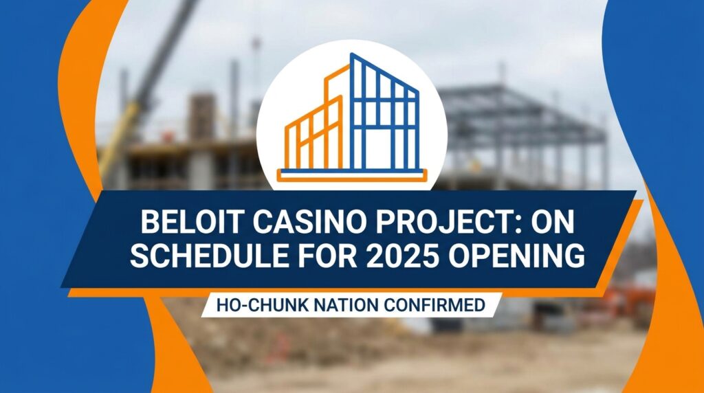 Ho-Chunk Nation Confirms Beloit Casino Project Remains on Schedule for 2025 Opening