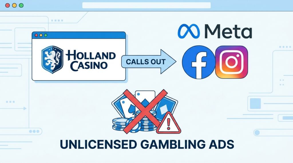 Holland Casino Calls Out Meta Over 4,600 Unlicensed Gambling Ads on Facebook and Instagram
