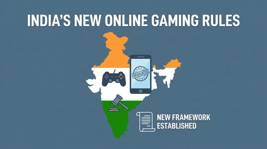 India Enforces New Online Gaming Framework, Establishing Clearer Regulatory Oversight
