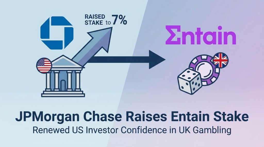 JPMorgan Chase Raises Entain Stake to 7%, Signalling Renewed US Investor Confidence in UK Gambling