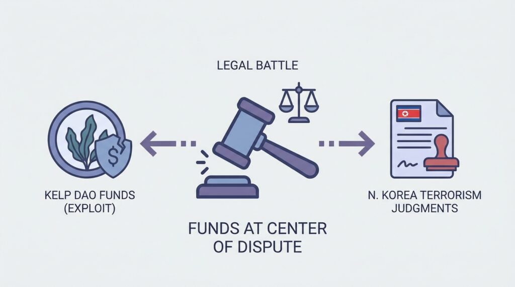Kelp DAO Exploit Funds at Center of Legal Battle Over North Korea Terrorism Judgments