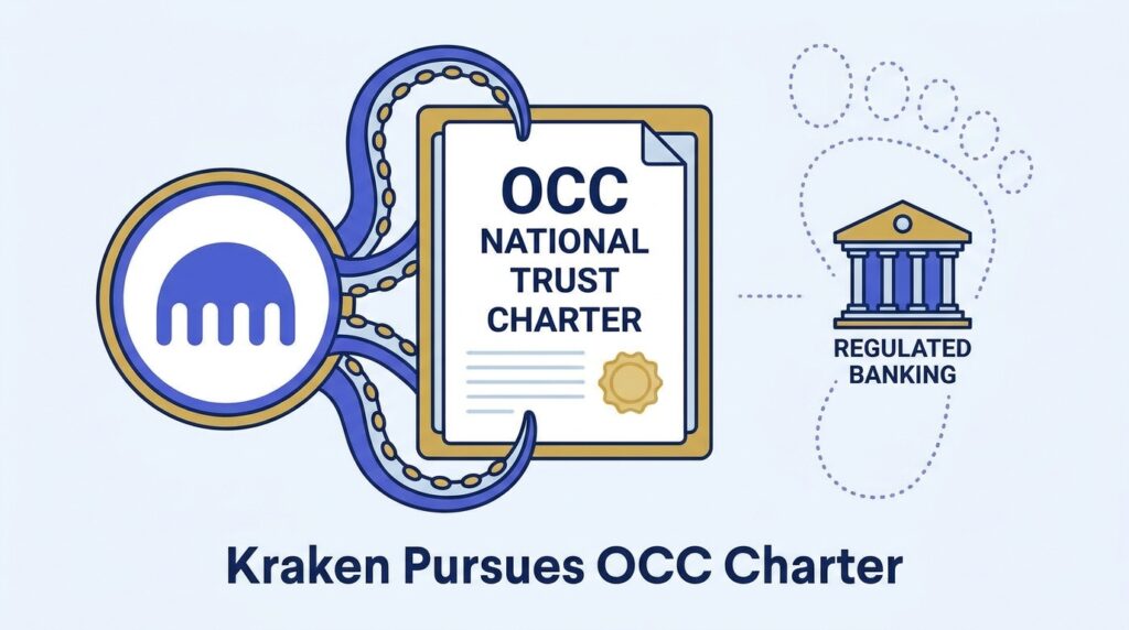 Kraken Pursues OCC National Trust Charter to Expand Its Regulated Banking Footprint