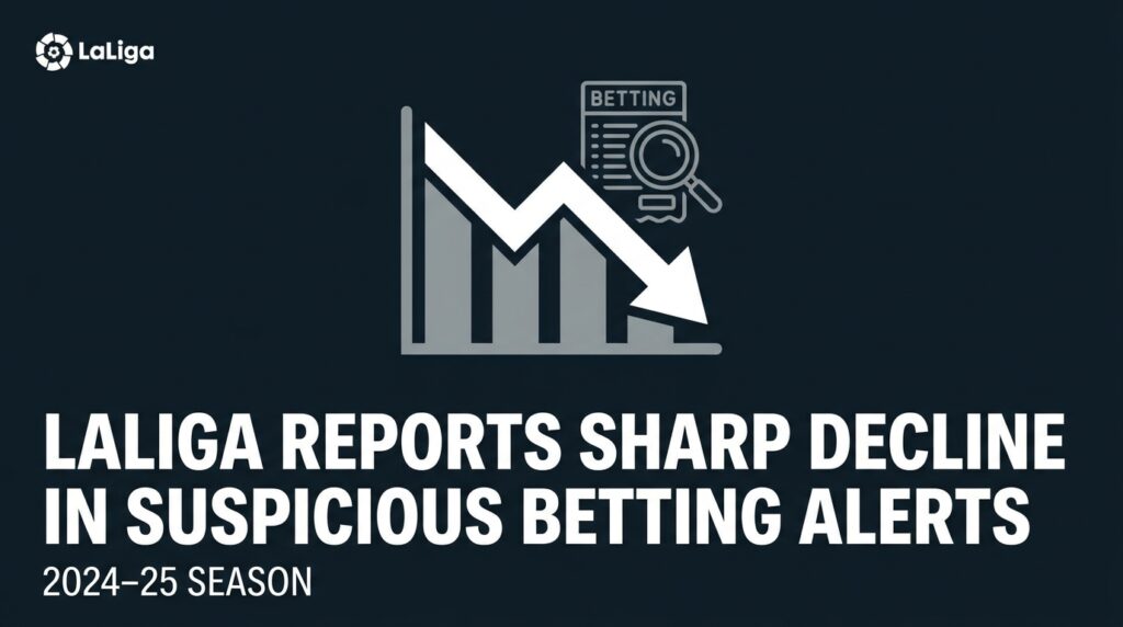 LaLiga Reports Sharp Decline in Suspicious Betting Alerts During 2024–25 Season