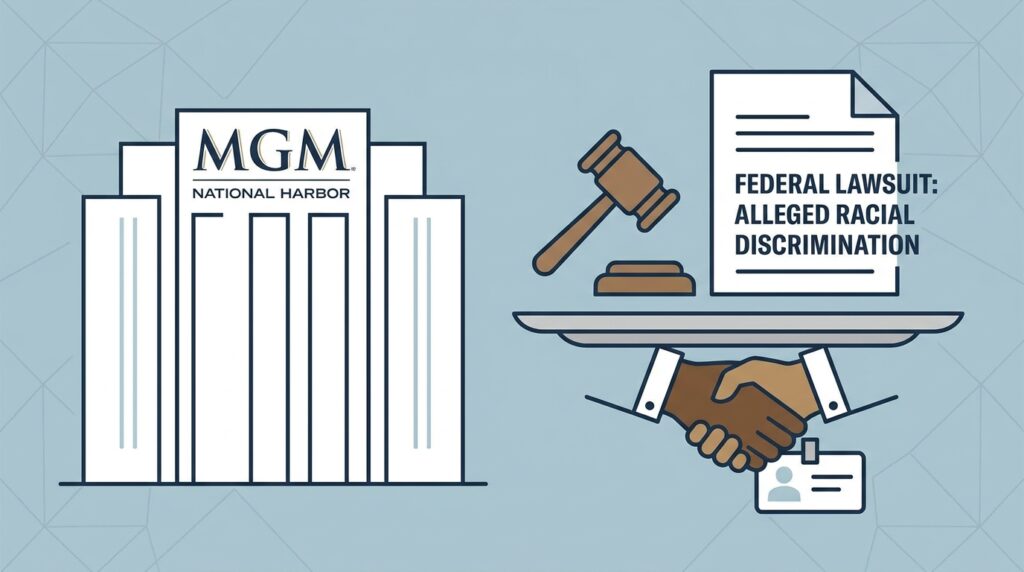 MGM National Harbor Faces Federal Lawsuit Over Alleged Racial Discrimination Against Server