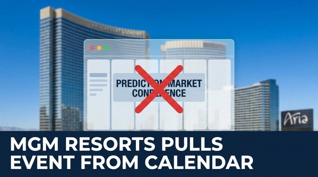 MGM Resorts Pulls Prediction Market Conference from Aria Las Vegas Calendar