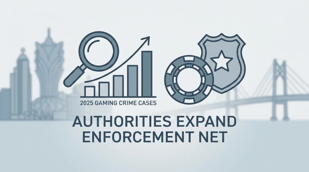 Macau Gaming Crime Cases Rise in 2025 as Authorities Expand Enforcement Net