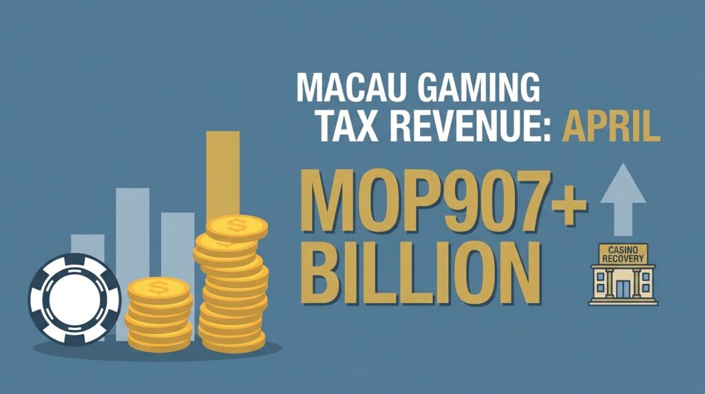 Macau Gaming Tax Revenue Tops MOP907 Billion in April as Casino Sector Sustains Recovery Momentum