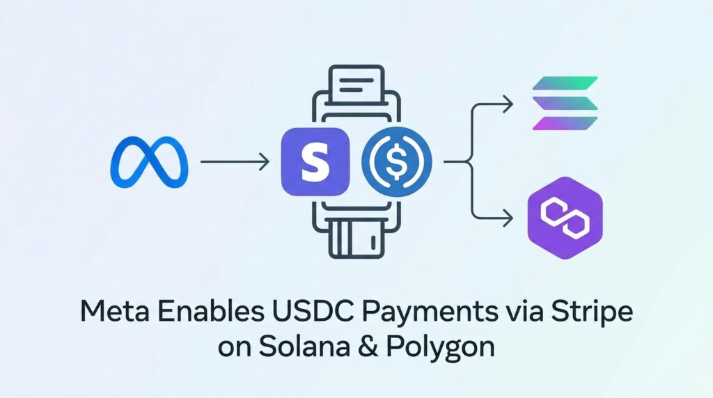 Meta Enables USDC Payments Through Stripe on Solana and Polygon Networks