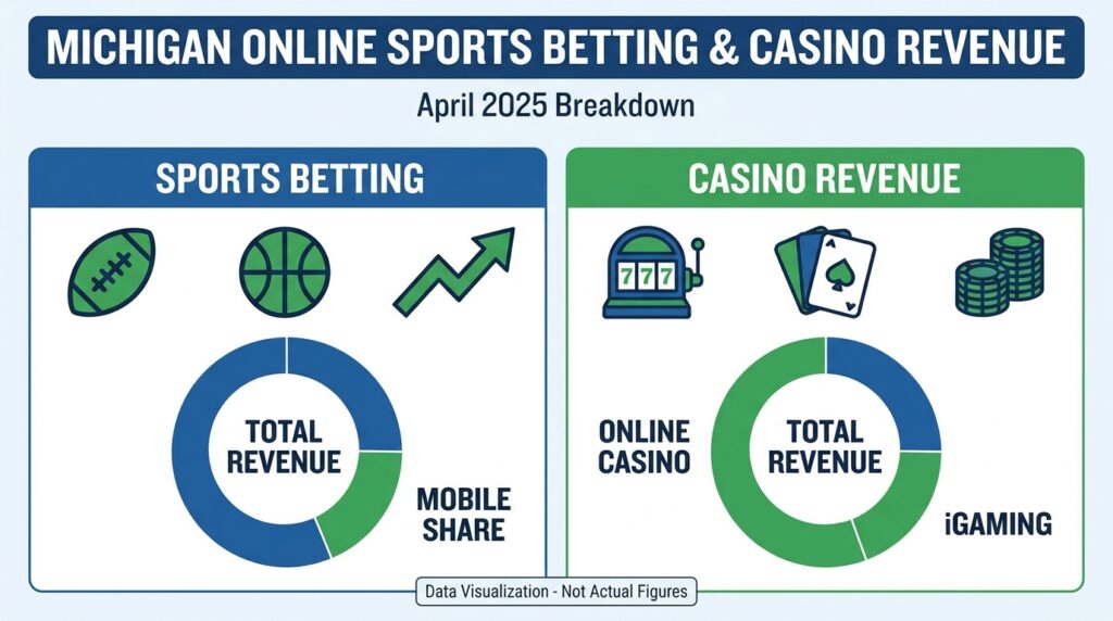Michigan Online Sports Betting and Casino Revenue: April 2025 Breakdown
